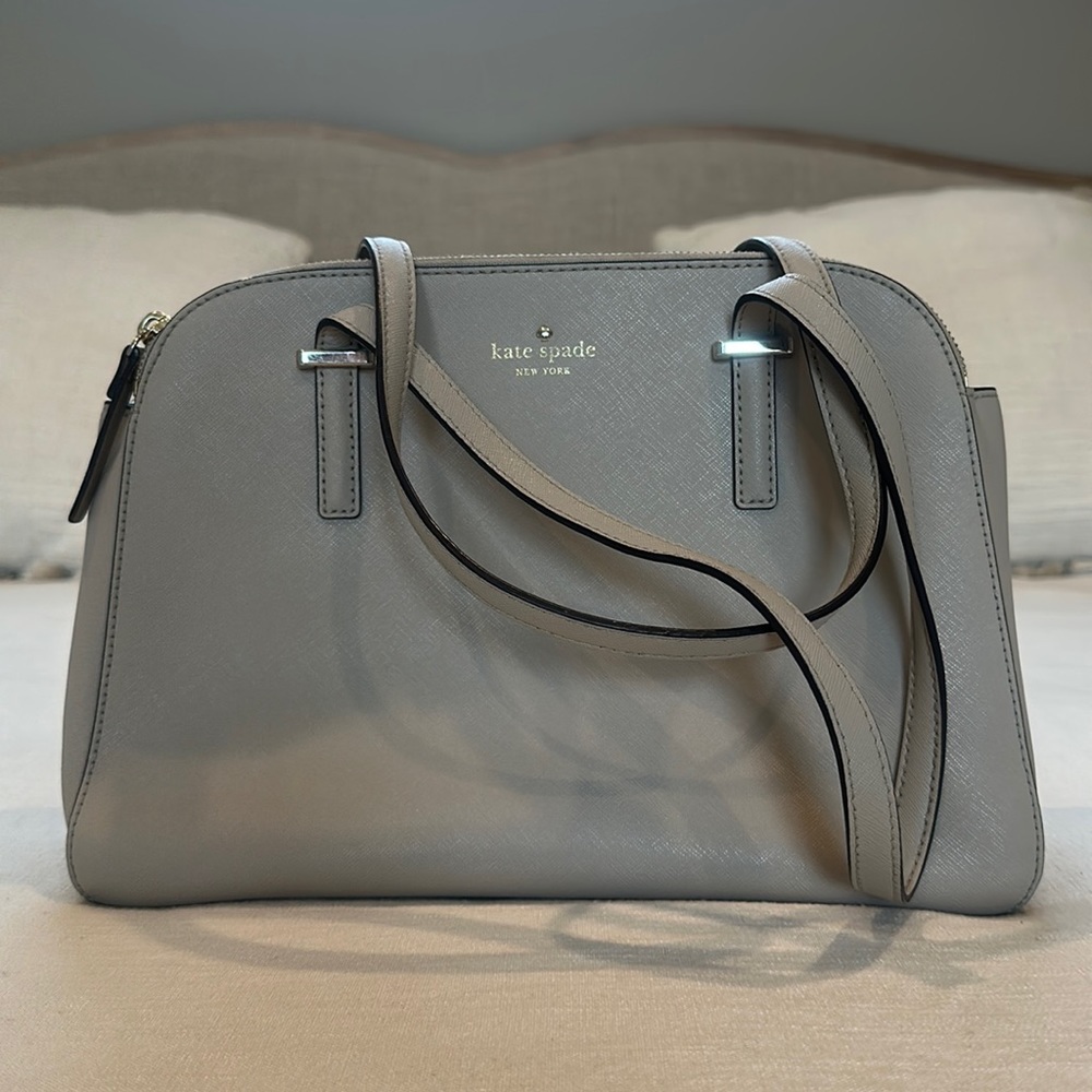 Kate spade beige leather shoulder bag
